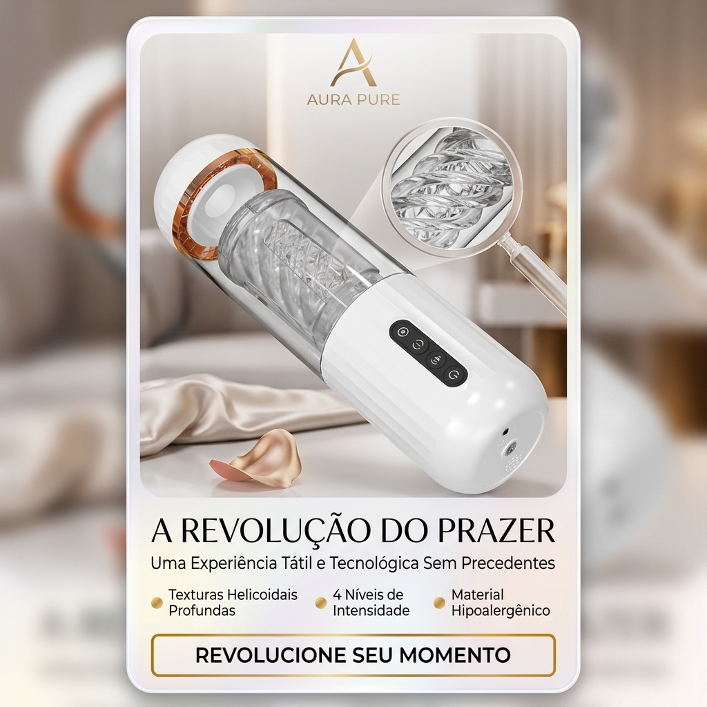 Estimulador Masculino Automático Telescópico