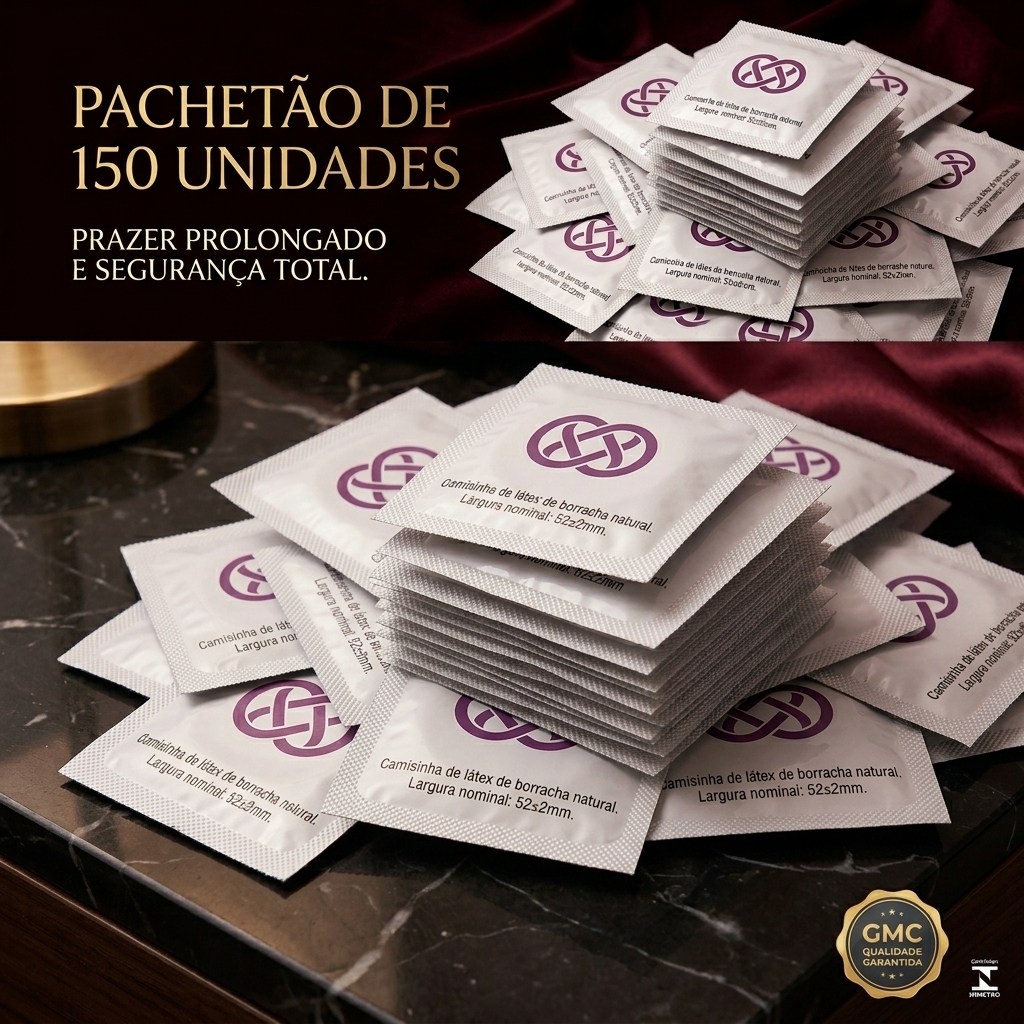 Pachetão Gel Lubrificante Íntimo Pocket (150 sachês)